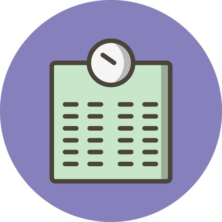 Vector Weighting Machine Iconのイラスト素材