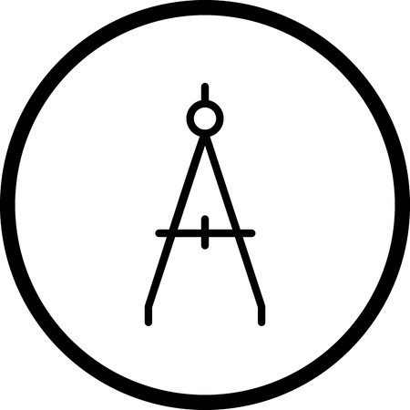 Vector Compass Iconのイラスト素材