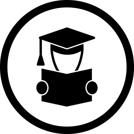 Vector Reading Iconのイラスト素材