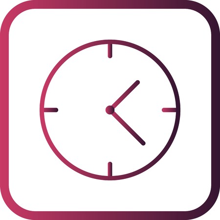 Vector Clock Iconのイラスト素材