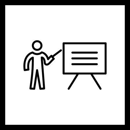 Vector Teaching Iconのイラスト素材