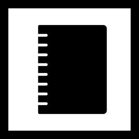 Vector Spiral Notebook Iconのイラスト素材