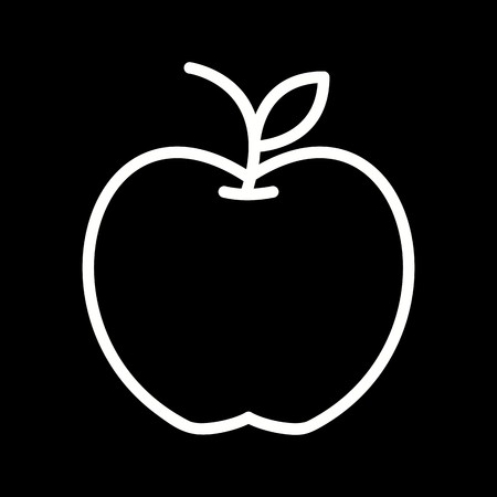 Vector Apple Iconのイラスト素材