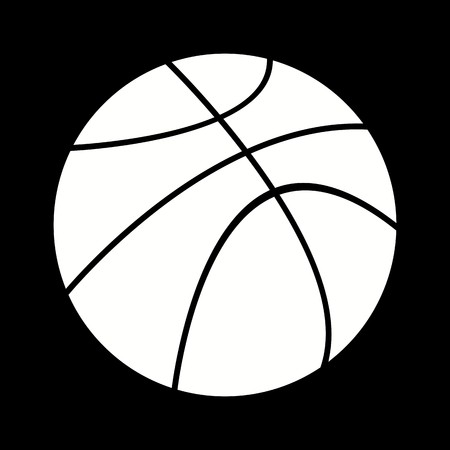 Vector Basket Ball Iconのイラスト素材