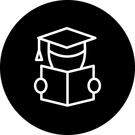 Vector Reading Iconのイラスト素材