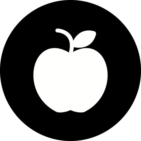 Vector Apple Iconのイラスト素材