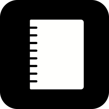 Vector Spiral Notebook Iconのイラスト素材
