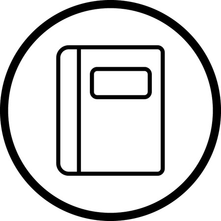 Vector Notebook Iconのイラスト素材