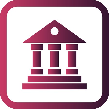 Vector Educational Institute Iconのイラスト素材