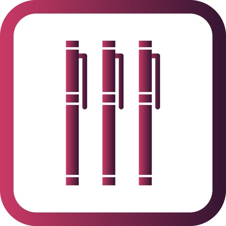 Vector Markers Iconのイラスト素材