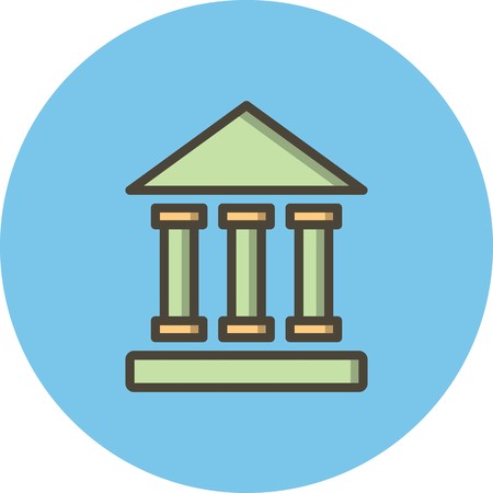 Vector Educational Institute Iconのイラスト素材