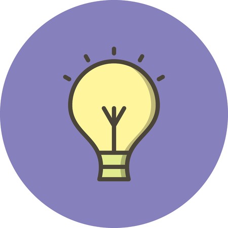 Vector Bulb Iconのイラスト素材