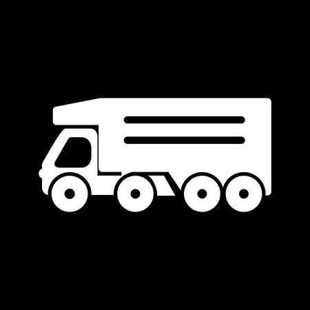 Vector Tipper Truck Iconのイラスト素材