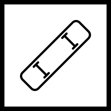 Vector Skate Board Iconのイラスト素材