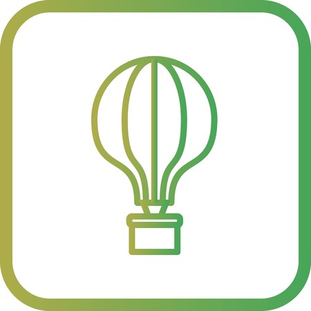Vector Air Balloon Iconのイラスト素材