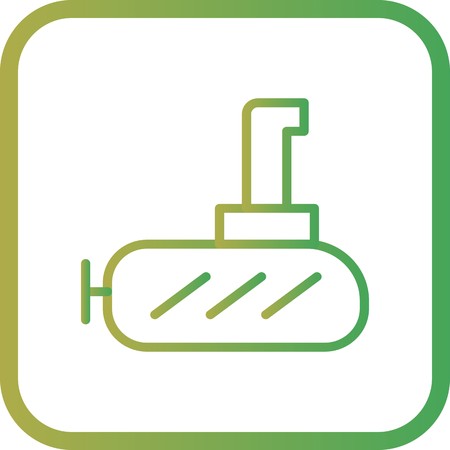 Vector Submarine Iconのイラスト素材