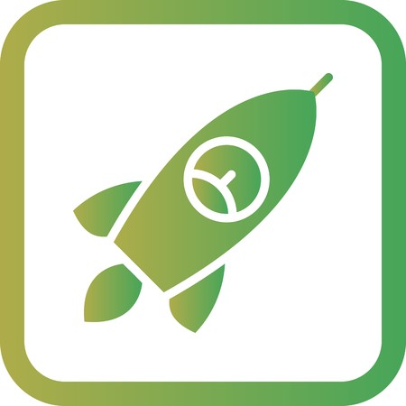 Vector Rocket Iconのイラスト素材