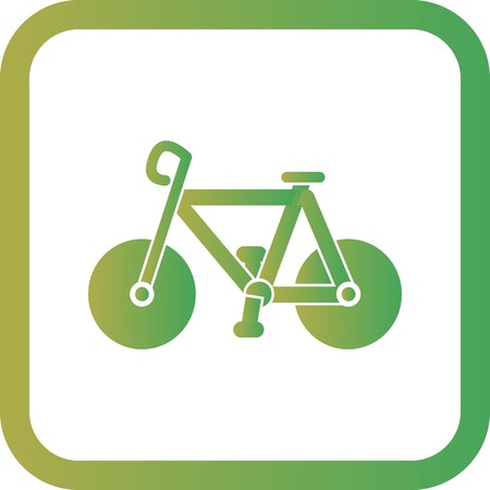 Vector Bicycle Iconのイラスト素材