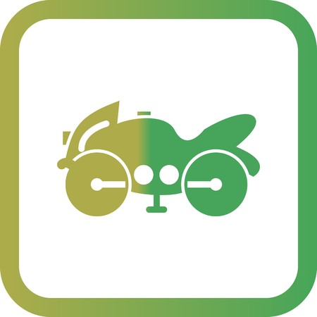 Vector Heavy Bike Iconのイラスト素材