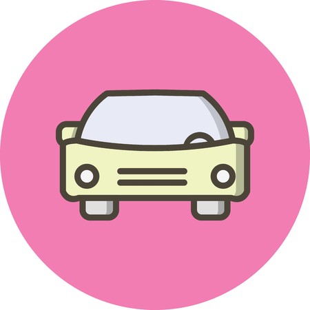Vector Car Iconのイラスト素材