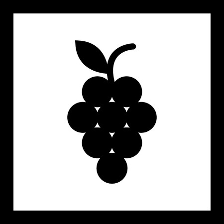 Vector Grapes Iconのイラスト素材