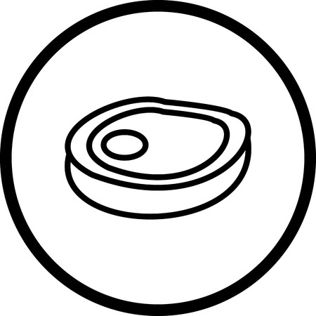 Vector Steak Iconのイラスト素材