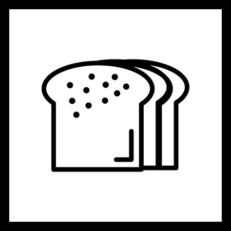Vector Bread Iconのイラスト素材