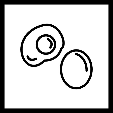 Vector Egg Iconのイラスト素材
