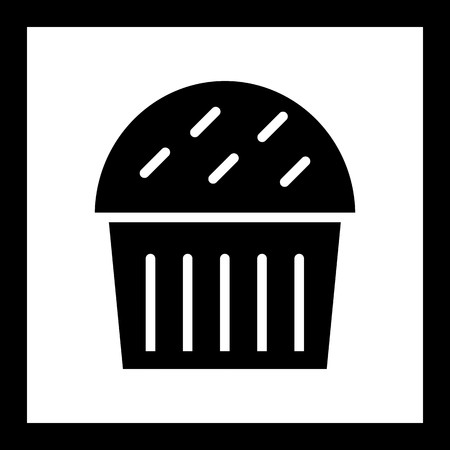 Vector Cupcake Iconのイラスト素材