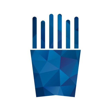 Vector FrenchFries Iconのイラスト素材