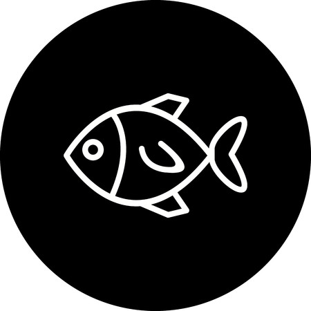 Vector Fish Iconのイラスト素材