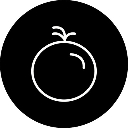 Vector Tomato Iconのイラスト素材