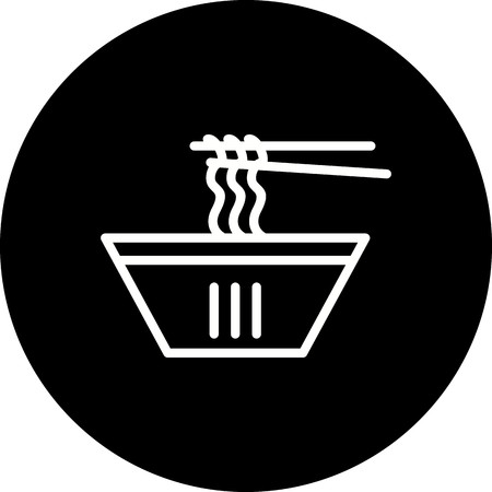Vector Noodles Iconのイラスト素材