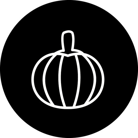 Vector Pumpkin Iconのイラスト素材