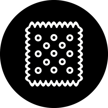 Vector Biscuit Iconのイラスト素材