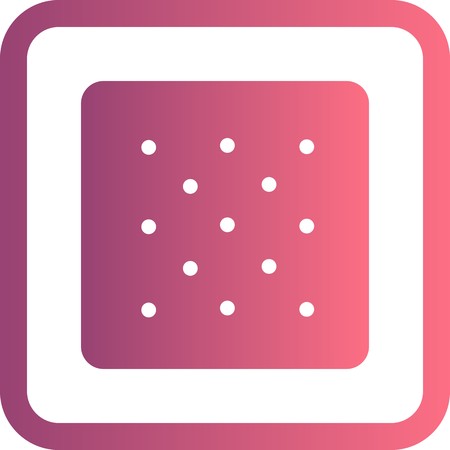 Vector Biscuit Iconのイラスト素材