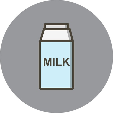 Vector Milk Iconのイラスト素材