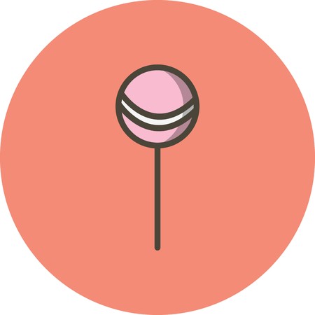 Vector Lollipop Iconのイラスト素材