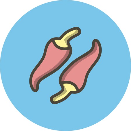 Vector Pepper Iconのイラスト素材