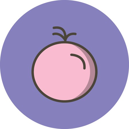 Vector Tomato Iconのイラスト素材