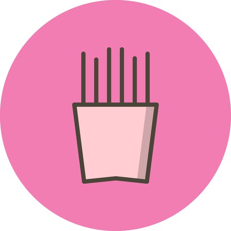 Vector FrenchFries Iconのイラスト素材