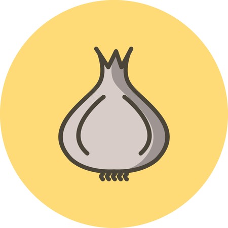 Vector Onion Iconのイラスト素材