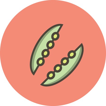 Ilustración de Vector Beans Icon - Imagen libre de derechos