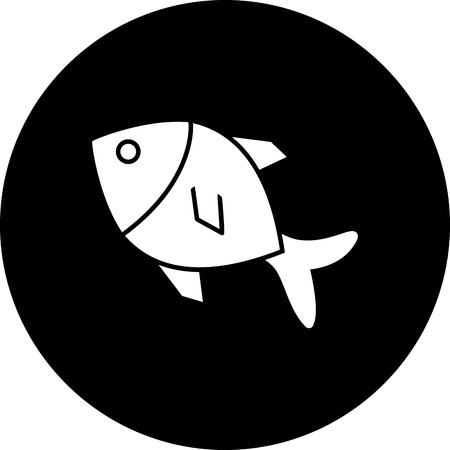 Vector Fish Iconのイラスト素材
