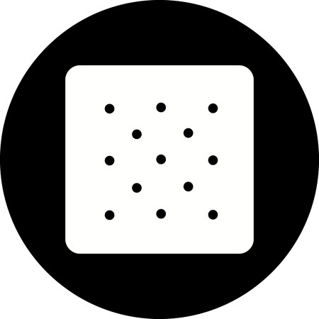 Vector Biscuit Iconのイラスト素材
