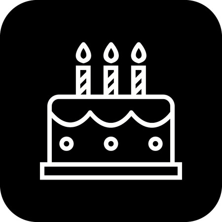 Vector Cake Iconのイラスト素材