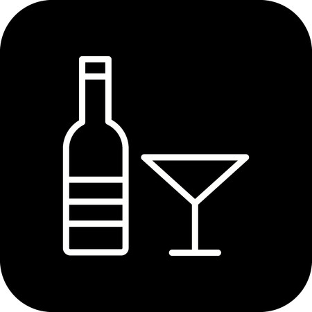 Vector Wine Iconのイラスト素材