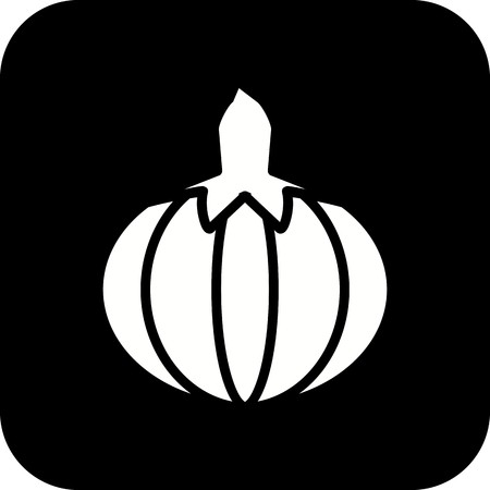 Vector Pumpkin Iconのイラスト素材