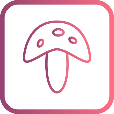 Vector Mushroom Iconのイラスト素材