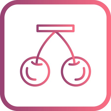 Vector Cherry Iconのイラスト素材